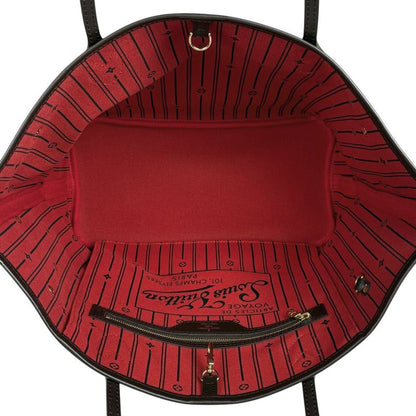 Louis Vuitton Neverfull MM Shoulder Bag Shopping Tote Bag Damier Brown N51105