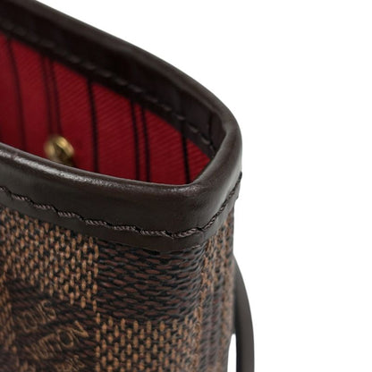 Louis Vuitton Neverfull PM Handbag Tote Bag Damier Brown N41359 Women