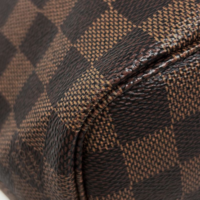 Louis Vuitton Neverfull PM Handbag Tote Bag Damier Brown N41359 Women
