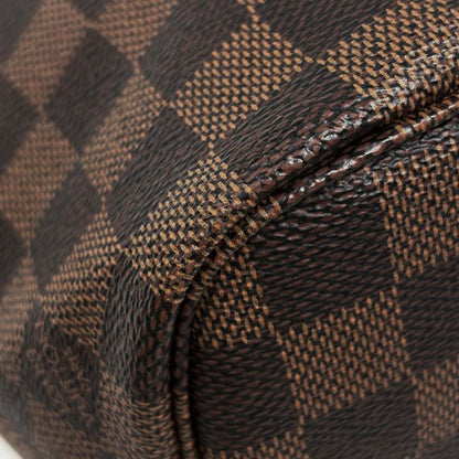 Louis Vuitton Neverfull PM Handbag Tote Bag Damier Brown N41359 Women