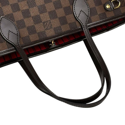 Louis Vuitton Neverfull PM Handbag Tote Bag Damier Brown N41359 Women