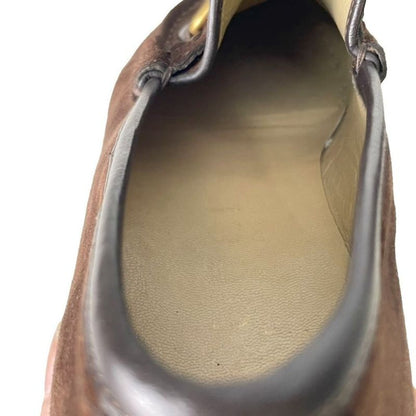 Gucci Horsebit Loafers Slip-on Suede Shoes 110 0009 39.5 E Dark Brown AA
