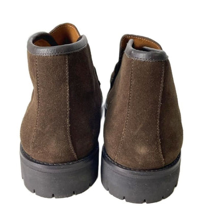 Gucci Horsebit Chukka Boots Short Boots Suede Shoes 0067114 39.5 E Dark Brown AA