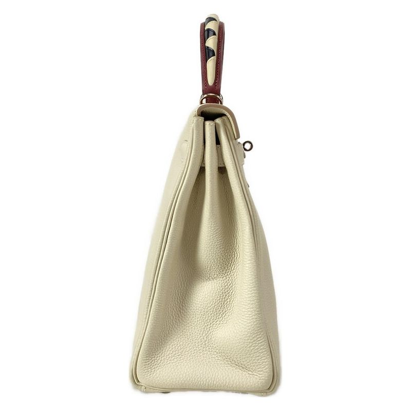 Hermes Handbag Kelly Gallop 32 Cles X Rouge Ash X Multi Silver Hardware