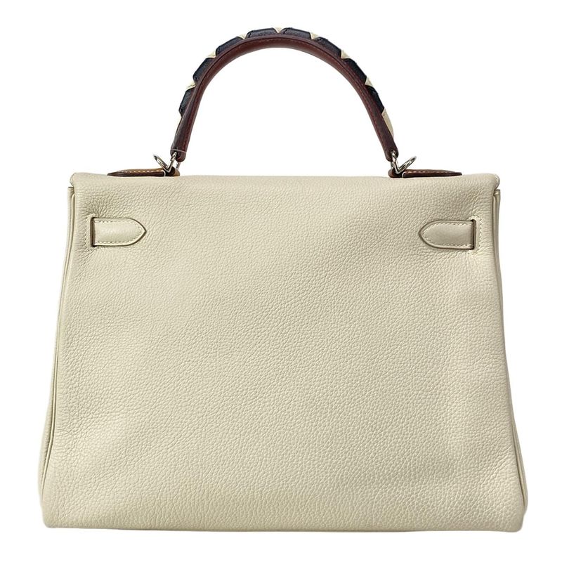 Hermes Handbag Kelly Gallop 32 Cles X Rouge Ash X Multi Silver Hardware