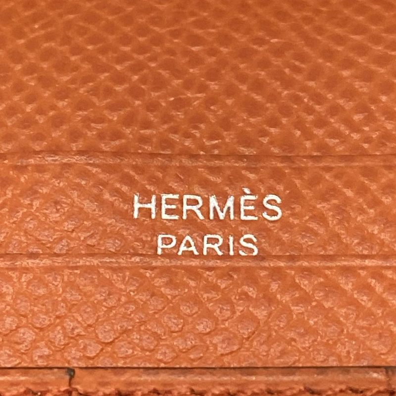 Hermes Long Wallet Bearn Souffle Verso Lime And Taille Batteau New Shape