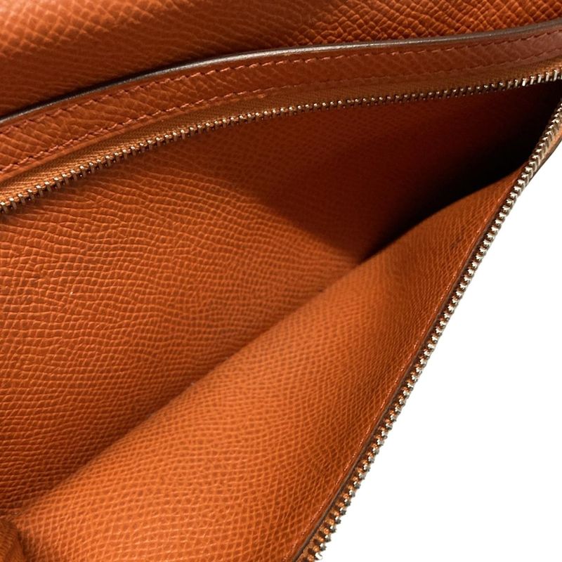 Hermes Long Wallet Bearn Souffle Verso Lime And Taille Batteau New Shape