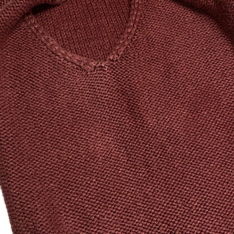 Hermes Sleeveless Sweater Size S Women's Margiela Period Bordeaux High Neck Silk