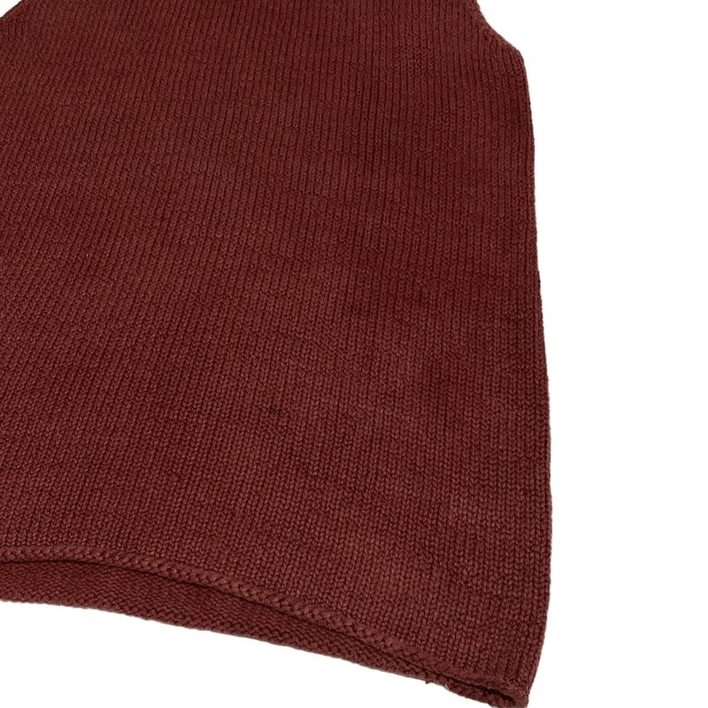 Hermes Sleeveless Sweater Size S Women's Margiela Period Bordeaux High Neck Silk