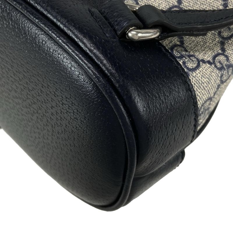 Gucci Backpack Sac Toushi Off-dia Mini Backpack 795221 Light Gray X Navy X Red