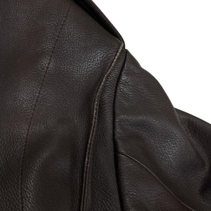 Hermes Blouson Size 52 Men's - Dark Brown Leather