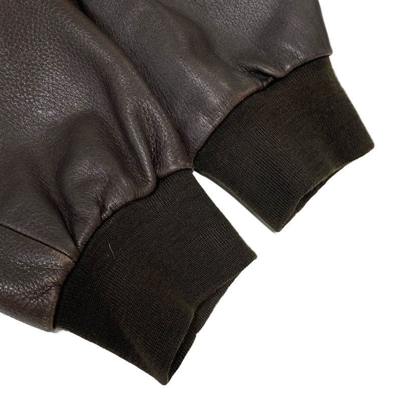 Hermes Blouson Size 52 Men's - Dark Brown Leather