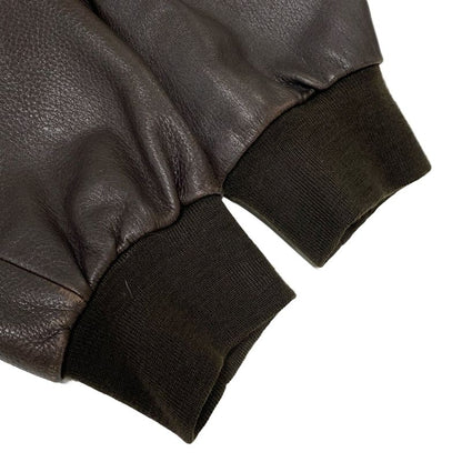 Hermes Blouson Size 52 Men's - Dark Brown Leather