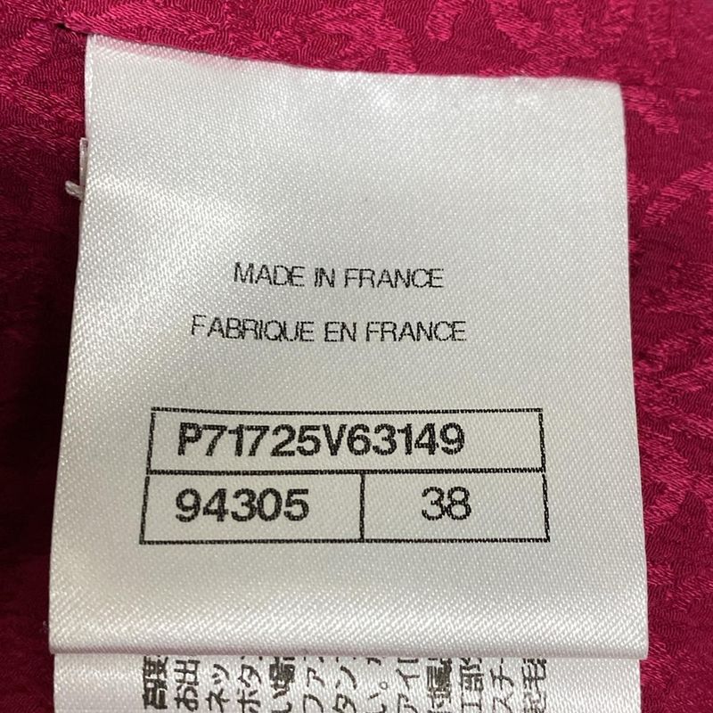 Chanel Jacket Size 38 M Women - P71725 Black And Pink Tweed Cropped Wool