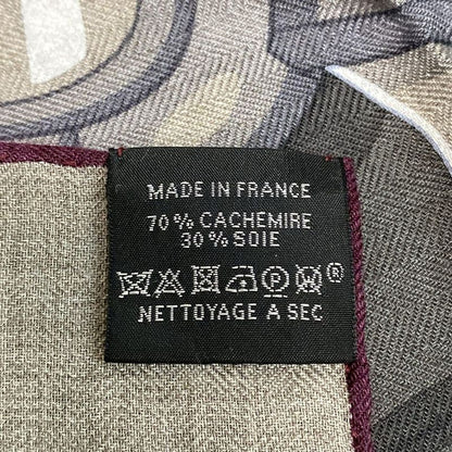 Hermes Scarf Carré H Black Horse Reality Horse Reality Silk