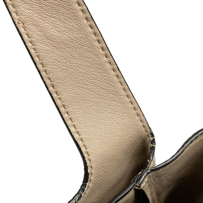 Prada Tote Leather Mini Handbag 1ba349 Pink Beige Leather