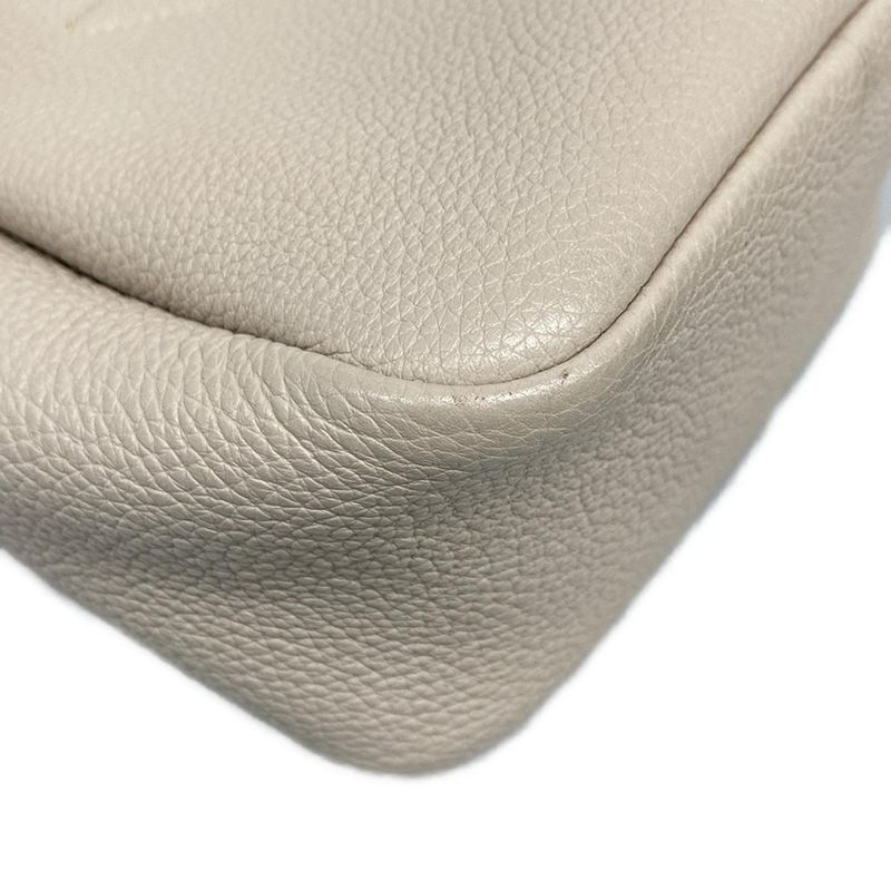 Prada Tote Leather Mini Handbag 1ba349 Pink Beige Leather