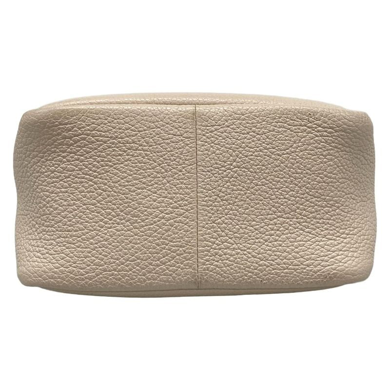 Prada Tote Leather Mini Handbag 1ba349 Pink Beige Leather