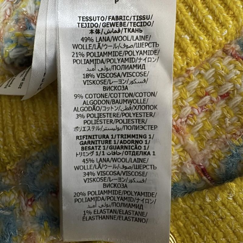 Gucci Miniskirt Size S Women - 749027 Yellow X Pink X Multi Lame GG Pattern