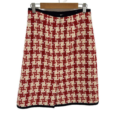 Gucci Long Skirt Size 36 S Women - 565239 Ivory And Red Tweed 2018