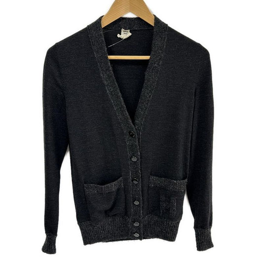 Hermes Cardigan Size 34 S Women - Dark Gray Long Sleeves Alpaca Blend
