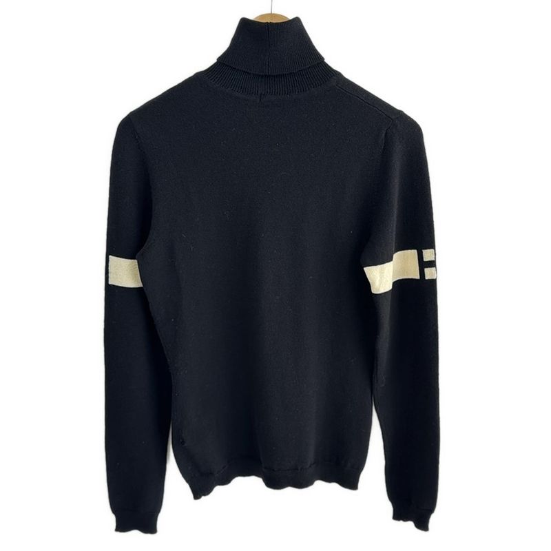 Hermes Long Sleeved Sweater Size S Women's - Black And White
