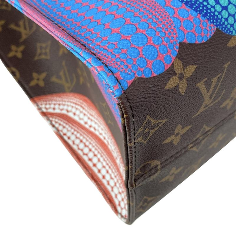 Louis Vuitton Tote Bag Louis Vuitton X Yayoi Kusama LV X YK On The Go MM M46466