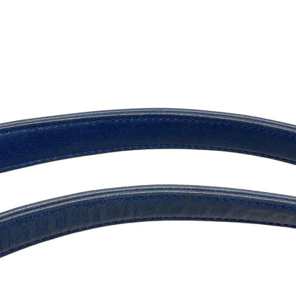 Chanel Shoulder Bag Single Flap Matelasse Ultra Stitch Blue Grey Chain Shoulder