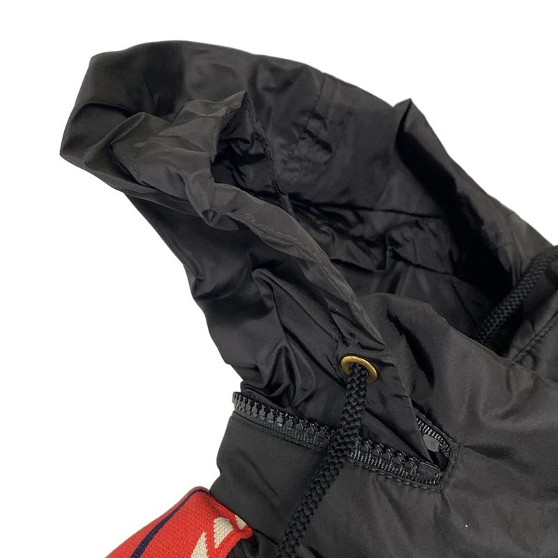 Gucci Down Jacket Size 38 S Women - 601874 Z8aie Black And Red Long Sleeve Hood
