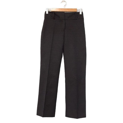 Fendi Pants Size 42 M Women - Black Full Length Zucca Pattern