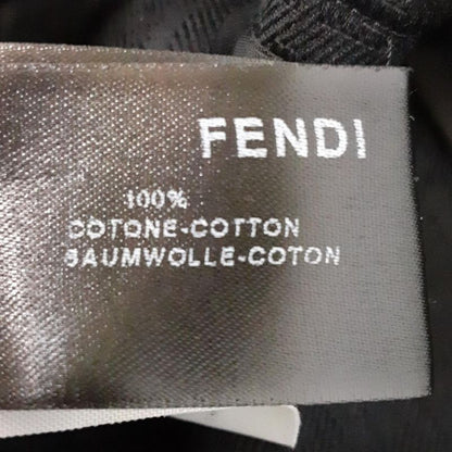 Fendi Pants Size 42 M Women - Black Full Length Zucca Pattern