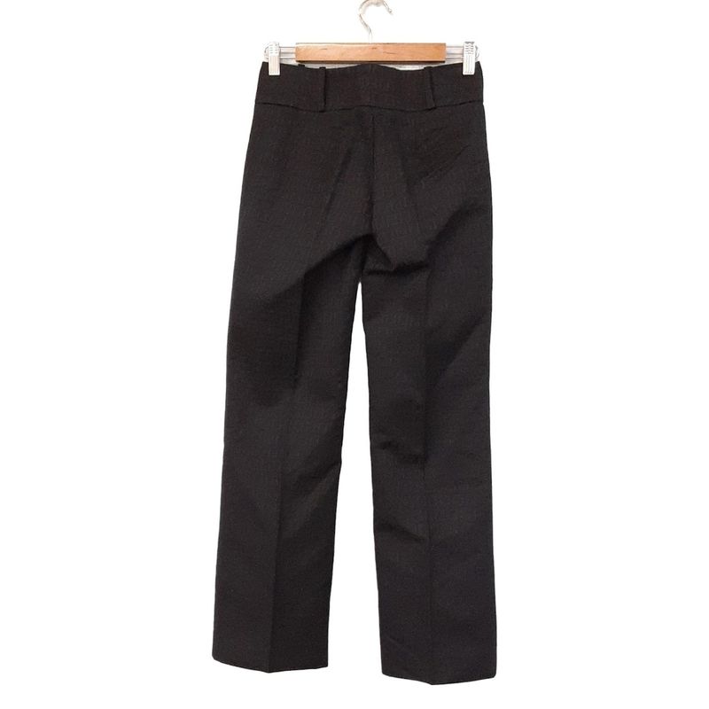 Fendi Pants Size 42 M Women - Black Full Length Zucca Pattern