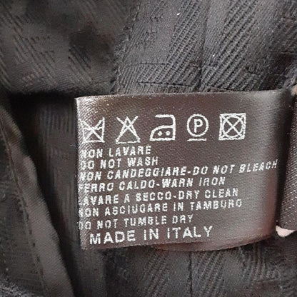 Fendi Pants Size 42 M Women - Black Full Length Zucca Pattern