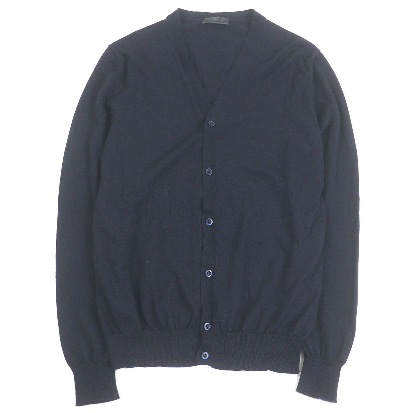 Excellent Condition Prada 2023 Dna959 100% Virgin Wool Thin Long