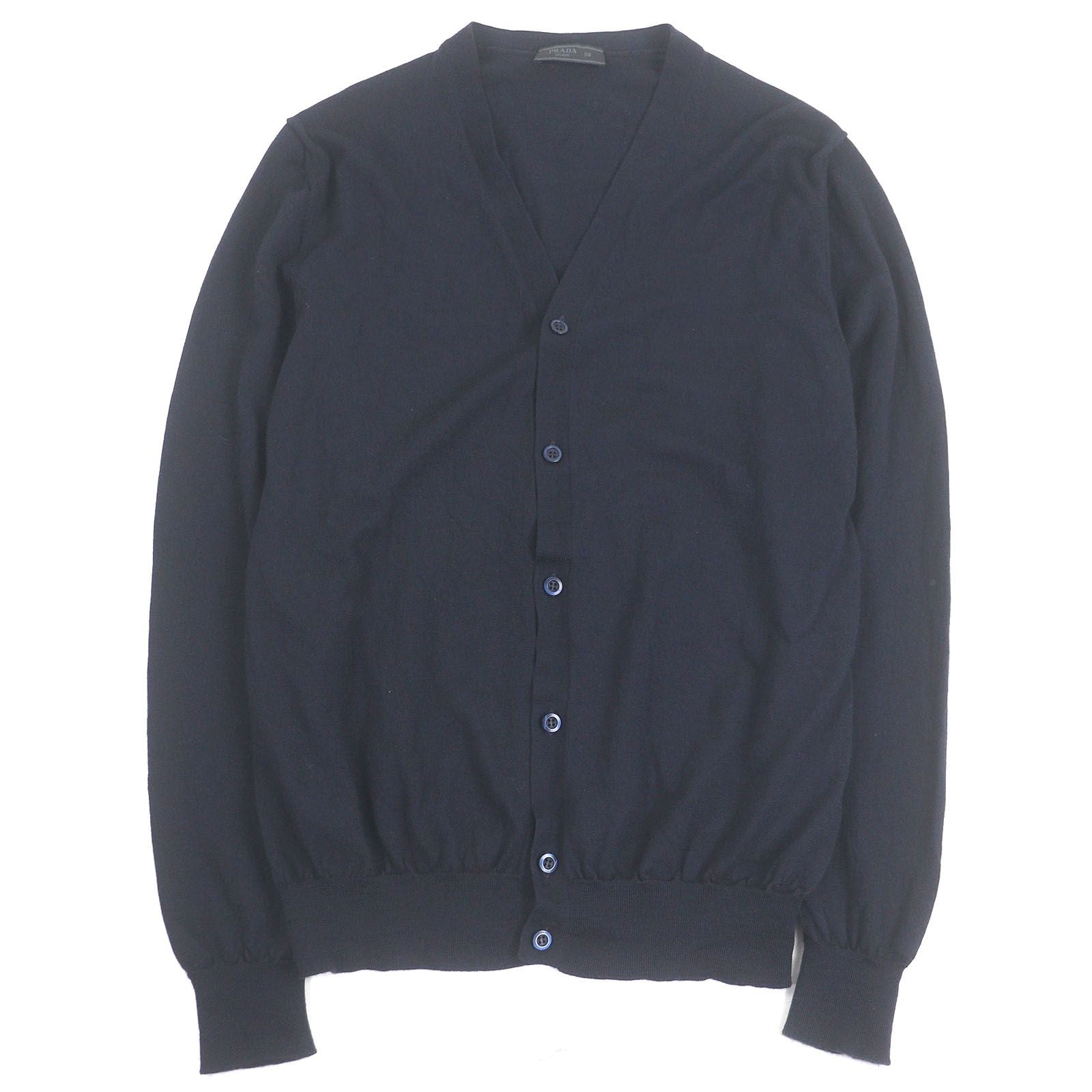 Excellent Condition Prada 2023 Dna959 100% Virgin Wool Thin Long