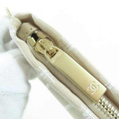 Excellent Condition Chanel New Travel Line Coco Mark Logo Zip