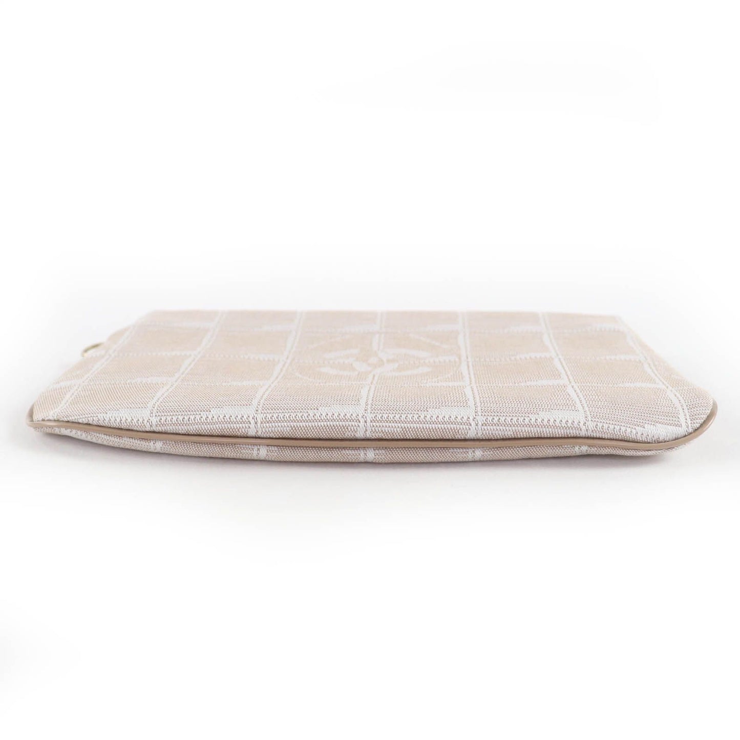 Excellent Condition Chanel New Travel Line Coco Mark Logo Zip