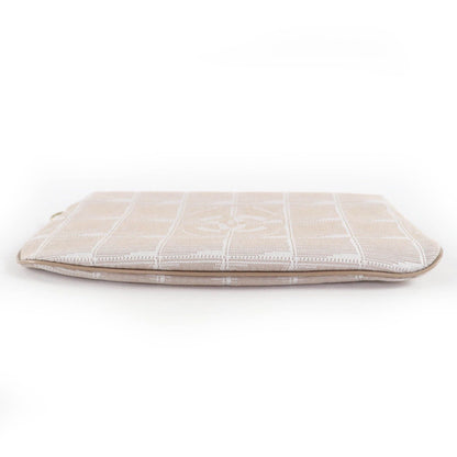 Excellent Condition Chanel New Travel Line Coco Mark Logo Zip