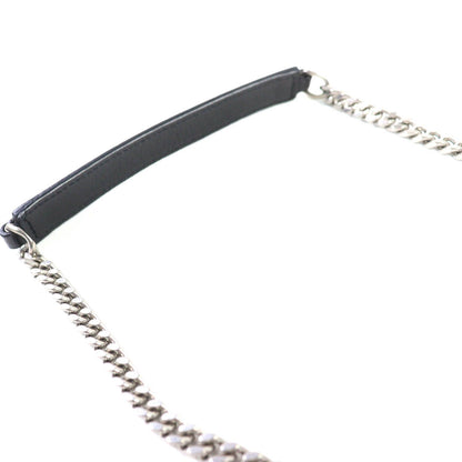 Excellent Condition Saint Laurent Paris 405328 Classic Baby Chain Leather
