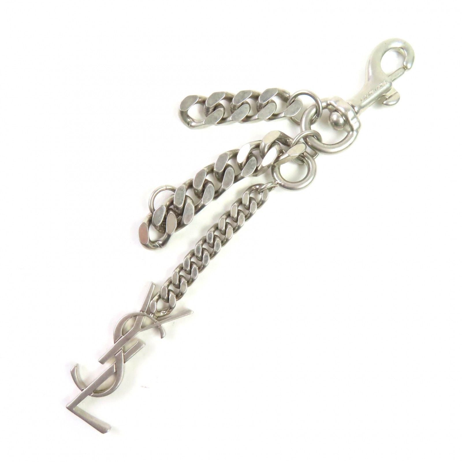 Excellent Condition Saint Laurent Paris 405328 Classic Baby Chain Leather