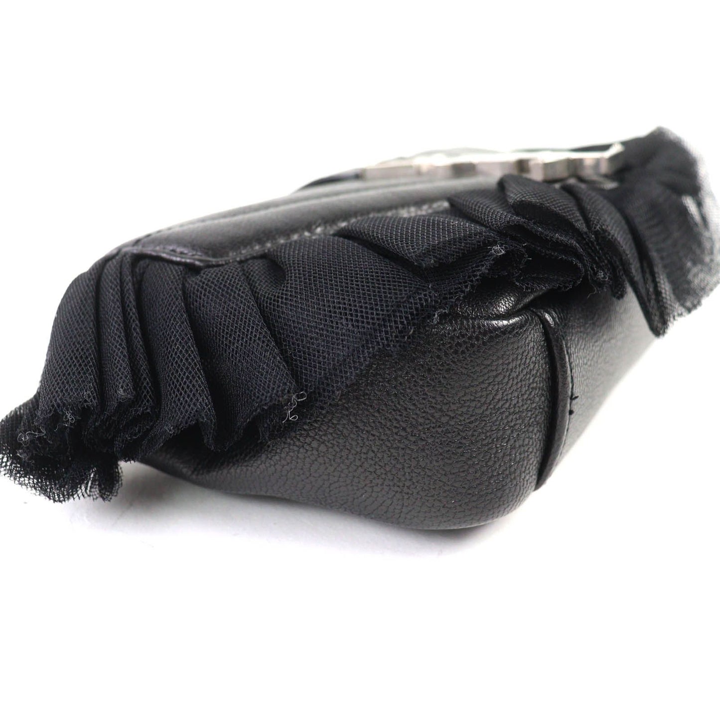 Excellent Condition Saint Laurent Paris 405328 Classic Baby Chain Leather