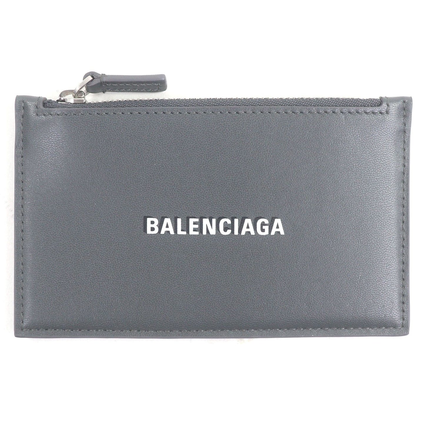 Excellent Condition Balenciaga 594311 Logo Leather Zip