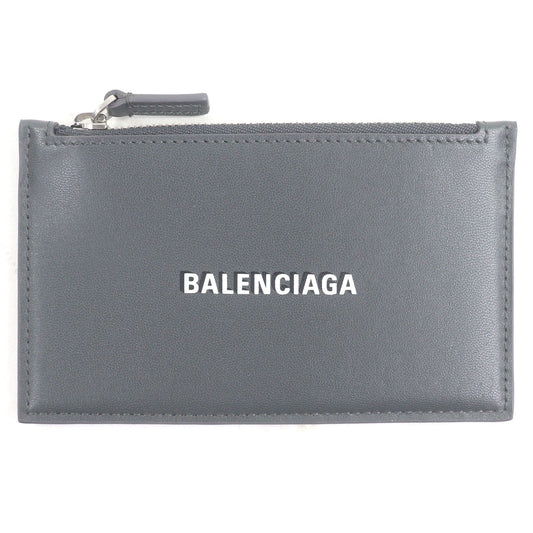 Excellent Condition Balenciaga 594311 Logo Leather Zip
