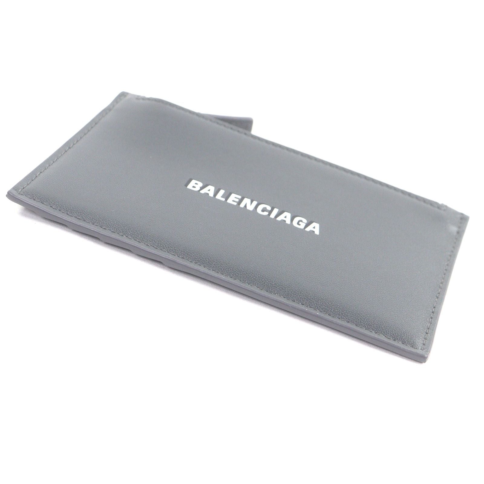 Excellent Condition Balenciaga 594311 Logo Leather Zip