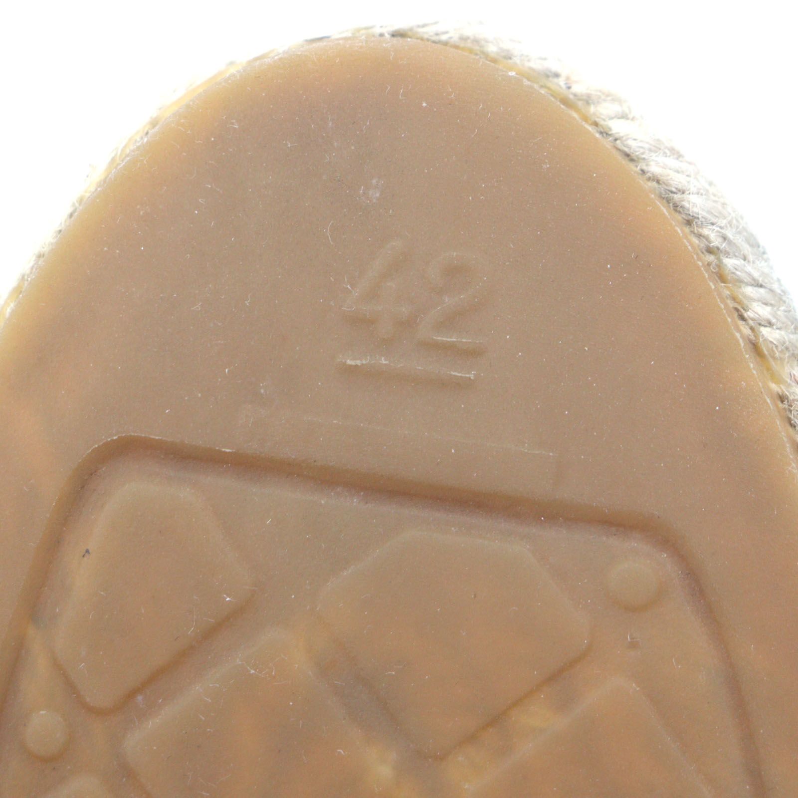 Excellent Condition Chanel G34673 Mesh Leather Cocomark Mesh Espadrilles