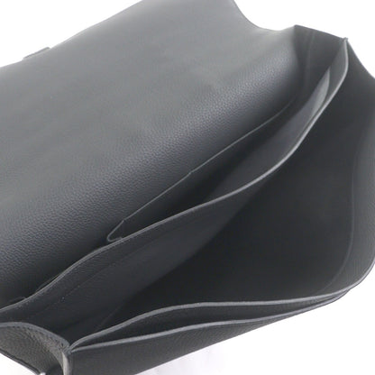 Excellent Condition Hermes Sac À Depeche 38 Togo Silver Hardware