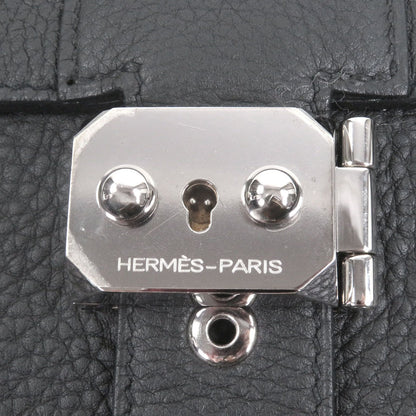 Excellent Condition Hermes Sac À Depeche 38 Togo Silver Hardware