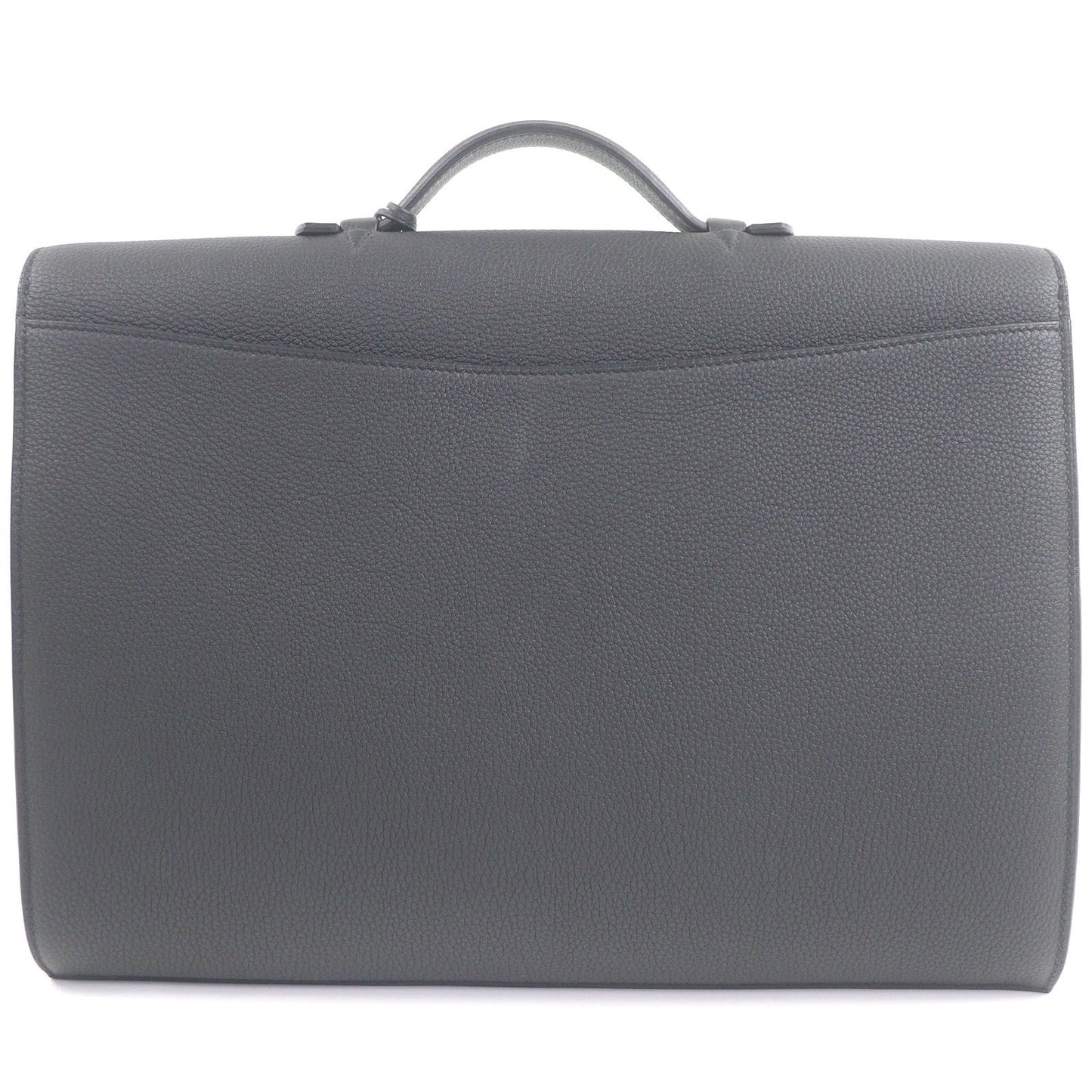 Excellent Condition Hermes Sac À Depeche 38 Togo Silver Hardware