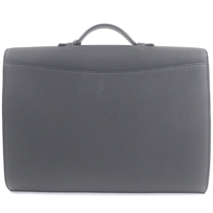 Excellent Condition Hermes Sac À Depeche 38 Togo Silver Hardware