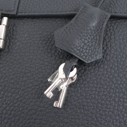 Excellent Condition Hermes Sac À Depeche 38 Togo Silver Hardware